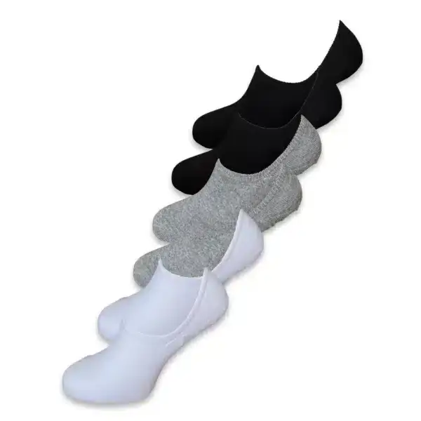 Invisible Socken 6 Paar mix