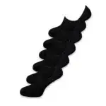 Invisible Socken 6 Paar schwarz